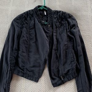 NWOT Free People Black Jacket